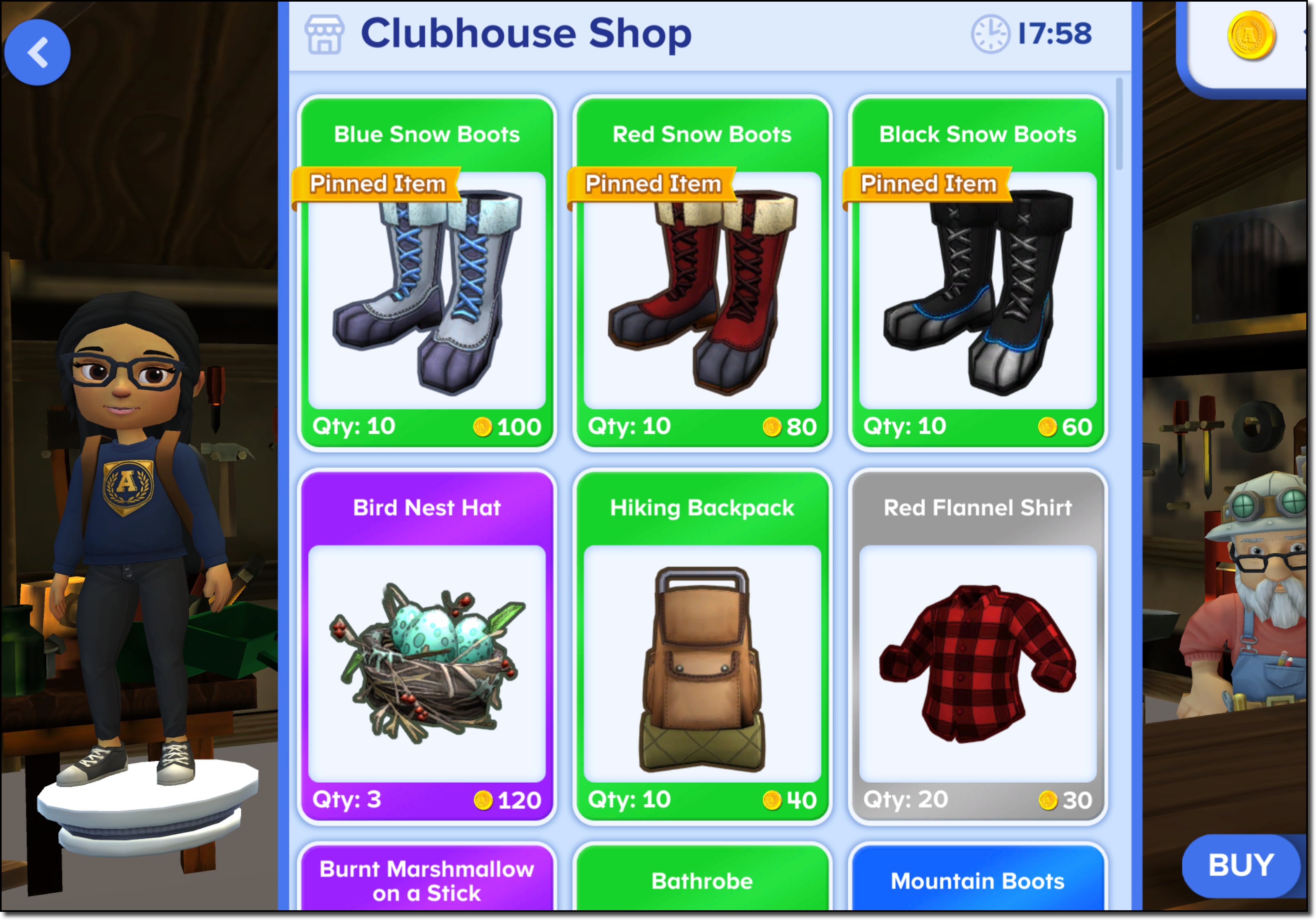 club shop store items.png