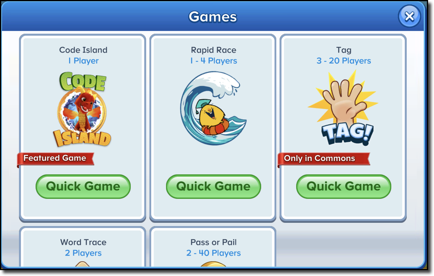 Code Island Menu.png