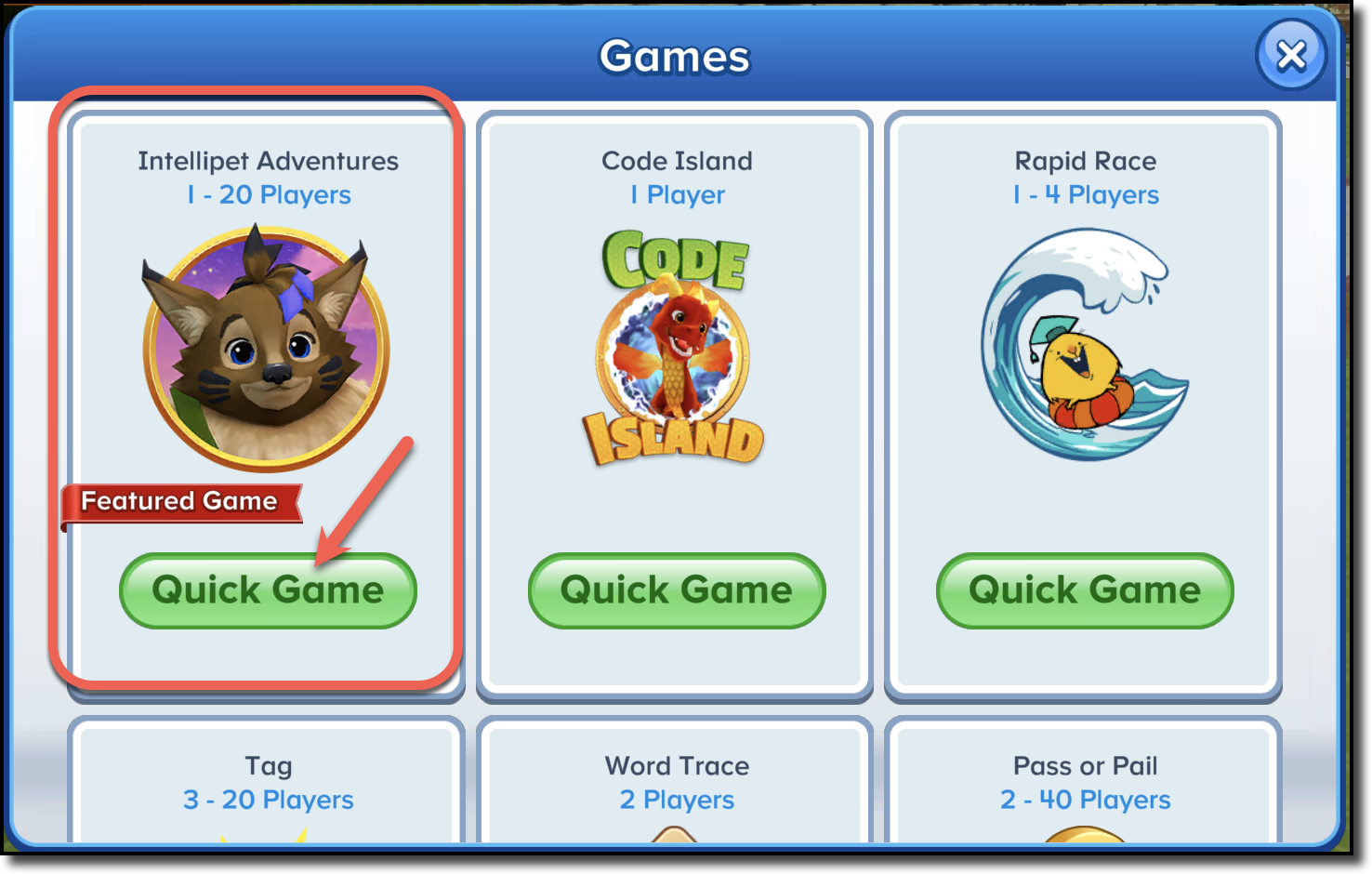 Intellipet Adventures Game Menu - 3.png
